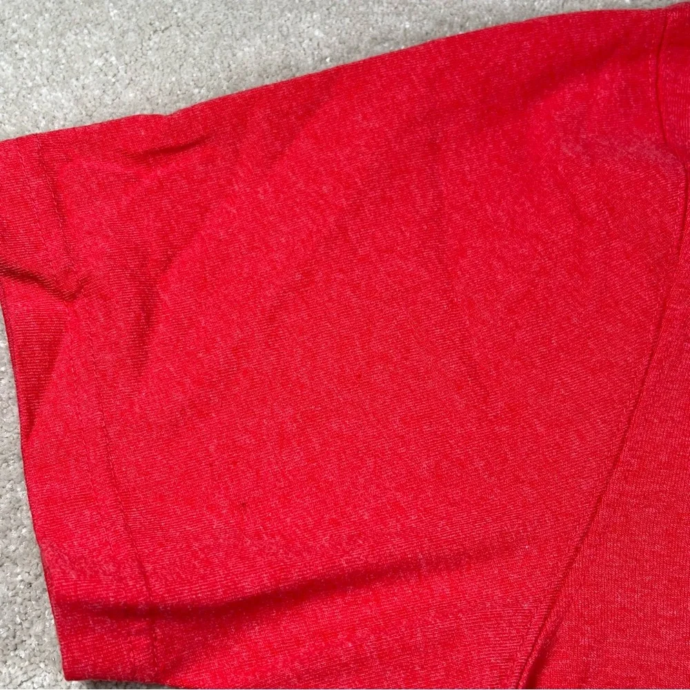 Carhartt Pocket T Shirt Loose Fit Short Sleeve Crew Neck Red Logo Men's Small